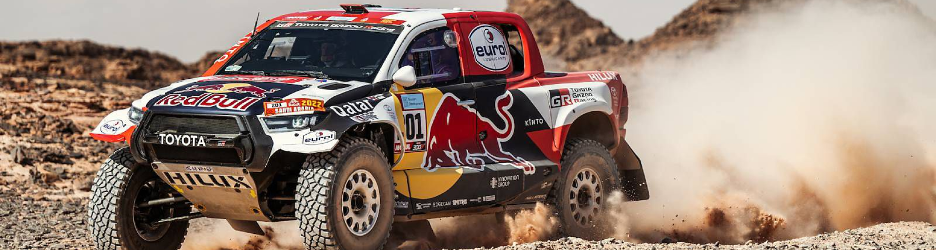Изображение на странице НАССЕР АЛЬ-АТТИЯ ЗА РУЛЕМ TOYOTA HILUX СТАЛ ПОБЕДИТЕЛЕМ РАЛЛИ-РЕЙДА «ДАКАР-2022» Тойота Центр Ставрополь